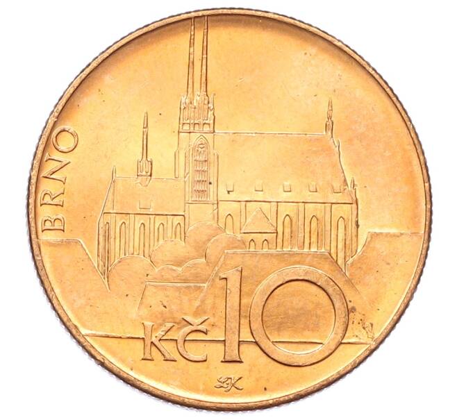 Монета 10 крон 2003 года Чехия (Артикул: M2-89737) — Фото №2