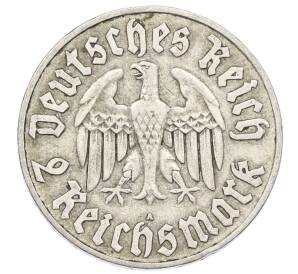 2 рейхсмарки 1933 года A Германия «450 лет со дня рождения Мартина Лютера»