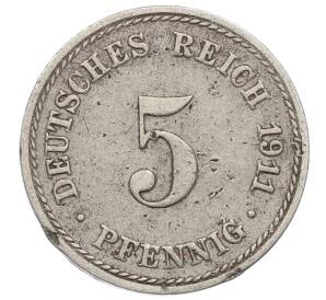 5 пфеннигов 1911 года A Германия — Фото №1