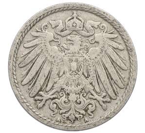 5 пфеннигов 1910 года A Германия — Фото №2