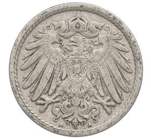 5 пфеннигов 1908 года A Германия — Фото №2