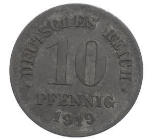 10 пфеннигов 1919 года Германия