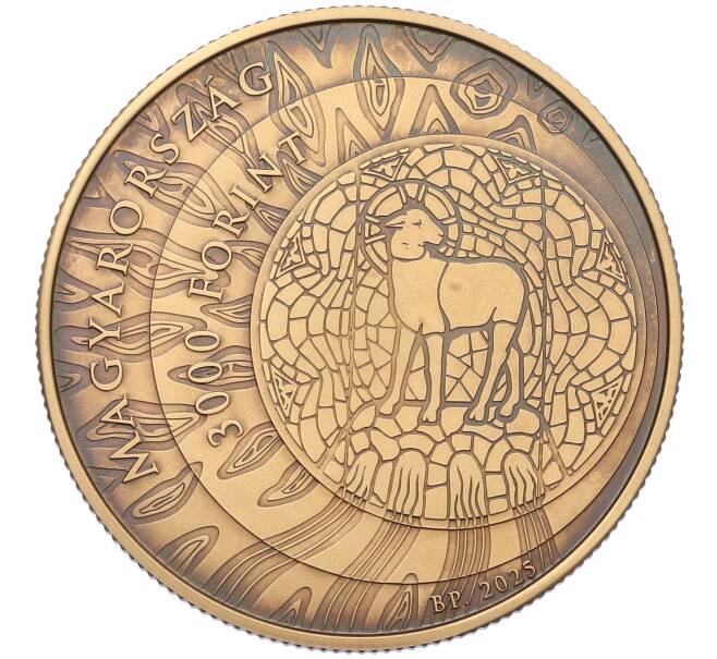 Монета 3000 форинтов 2025 года Венгрия «Национальный мемориал — Крепостной район в Будапеште» (Артикул: M2-89804) — Фото №2