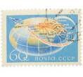 Почтовая марка 60 копеек 1958 года «Гражданский воздушный флот СССР — ТУ-104» (Артикул: P1-1156) — Фото №1