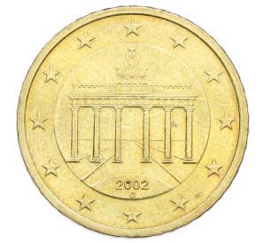 50 евроцентов 2002 года G Германия — Фото №1