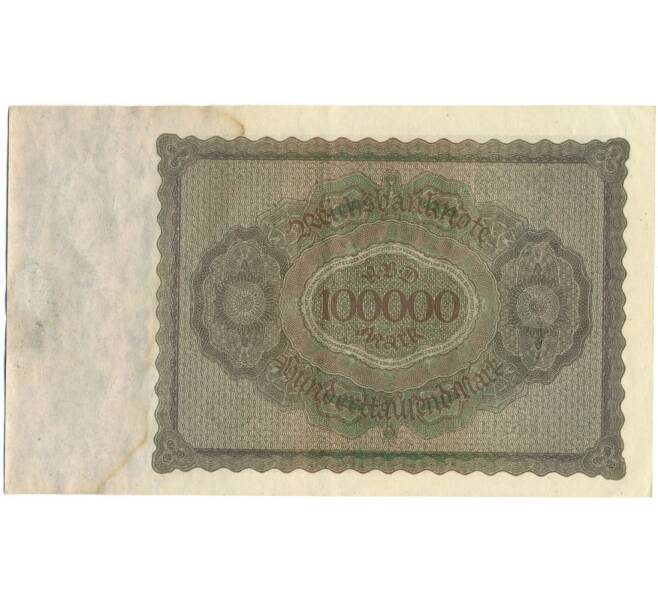 Банкнота 100000 марок 1923 года Германия (Артикул: K4-0377) — Фото №2