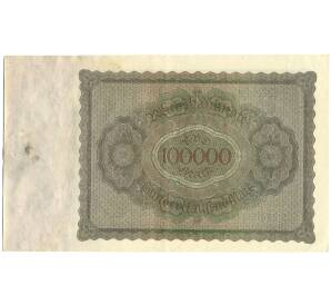 100000 марок 1923 года Германия
