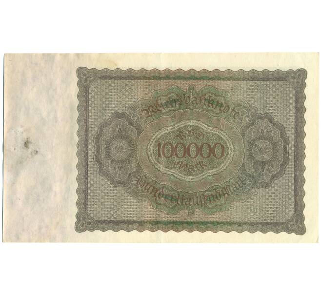 Банкнота 100000 марок 1923 года Германия (Артикул: K4-0379) — Фото №2