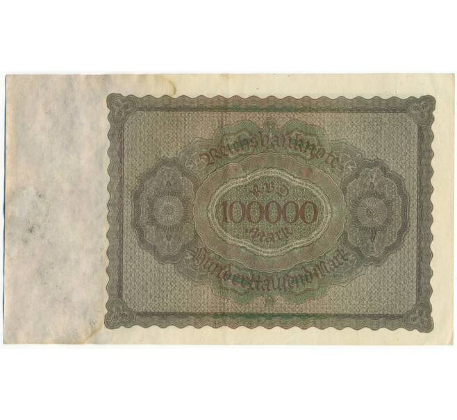 Банкнота 100000 марок 1923 года Германия (Артикул: K4-0381) — Фото №2