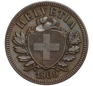 2 раппена 1909 года Швейцария — Фото №1
