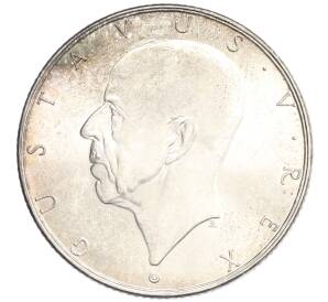 2 кроны 1938 года Швеция «300 лет поселению Делавэр» — Фото №2