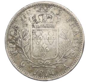 5 франков 1814 года A Франция — Фото №2