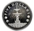 Монета 5 долларов 1975 года Барбадос «Фонтан» (Артикул: M2-89816) — Фото №1
