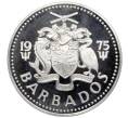 Монета 5 долларов 1975 года Барбадос «Фонтан» (Артикул: M2-89816) — Фото №2
