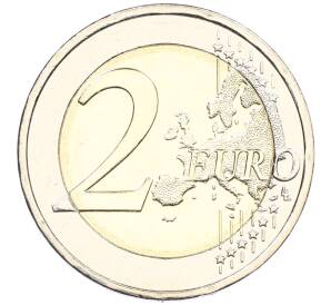 2 евро 2018 года Греция «70 лет cоюзу Додеканеса с Грецией» — Фото №2