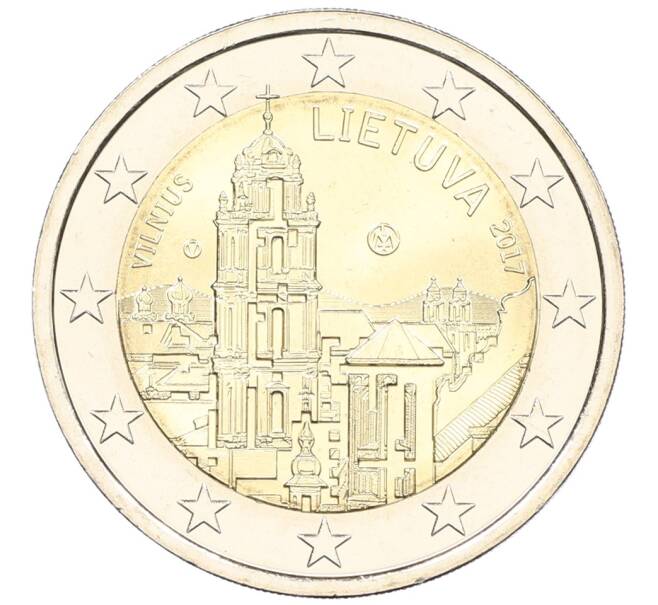 Монета 2 евро 2017 года Литва «Вильнюс» (Артикул: M2-6156) — Фото №1