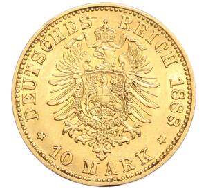 10 марок 1888 года Германия (Пруссия) — Фото №2