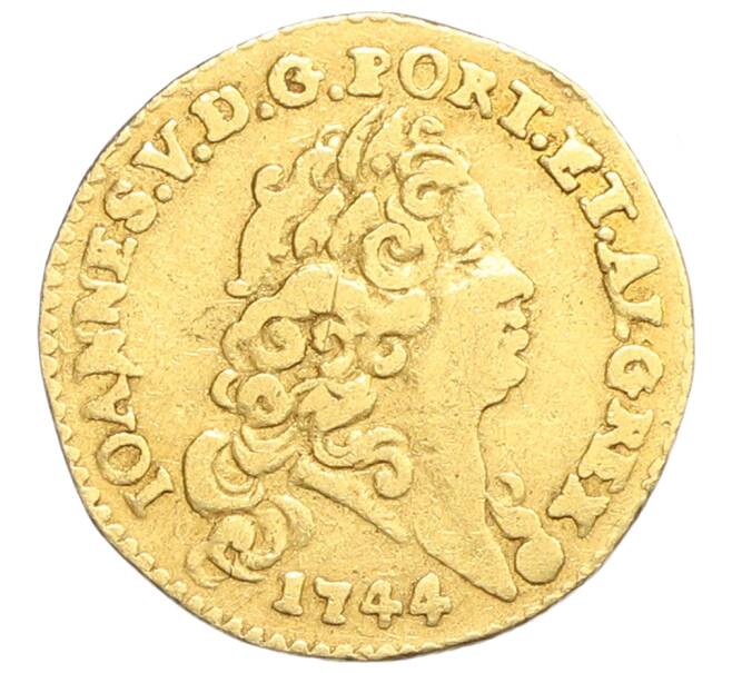 Монета 1/2 эскудо 1744 года Португалия (Артикул: K10-0239) — Фото №1