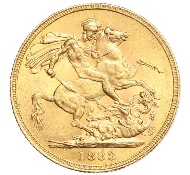 Монета 1 соверен 1883 года Австралия (Артикул: K10-0246) — Фото №1