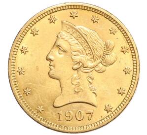 10 долларов 1907 года США — Фото №1