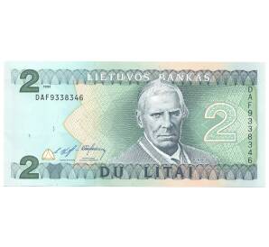2 лита 1993 года Литва — Фото №1