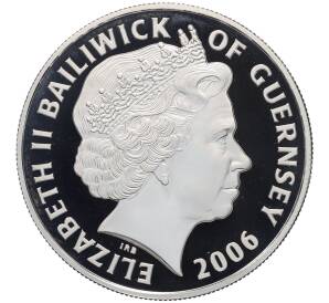 5 фунтов 2006 года Гернси «Чемпионат мира по футболу 2006 года в Германии» — Фото №2