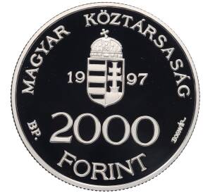 2000 форинтов 1997 года Венгрия «Интеграция в Европейский союз» — Фото №2