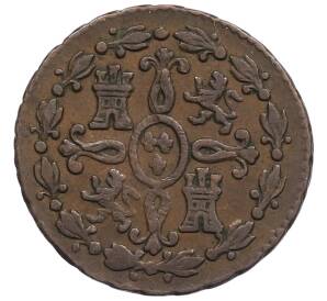 2 мараведи 1830 года Испания — Фото №2