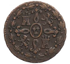 2 мараведи 1833 года Испания — Фото №2