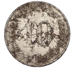 10 пфеннигов 1920 года Германия — город Олигс (Нотгельд) — Фото №2
