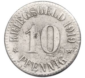 10 пфеннигов 1919 года Германия — город Кассель (Нотгельд) — Фото №2