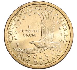 1 доллар 2000 года P США Сакагавея «Парящий орел» — Фото №2