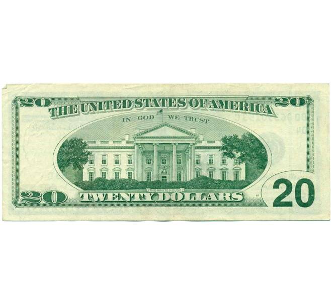 Банкнота 20 долларов 1999 года США (Артикул: K10-0307) — Фото №2