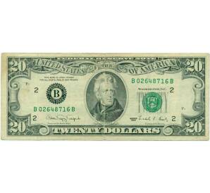 20 долларов 1990 года США — Фото №1