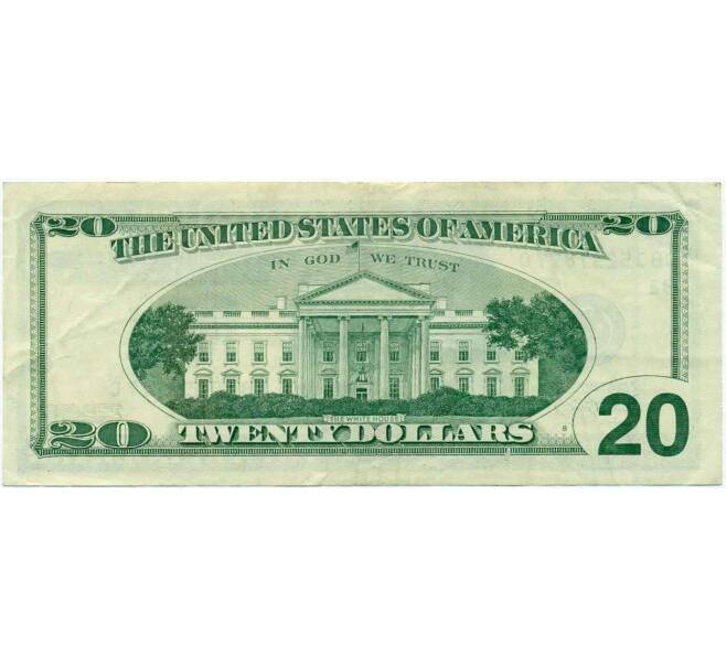 Банкнота 20 долларов 2001 года США (Артикул: K10-0327) — Фото №2
