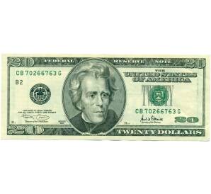 20 долларов 2001 года США