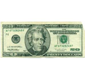 20 долларов 1996 года США — Фото №1