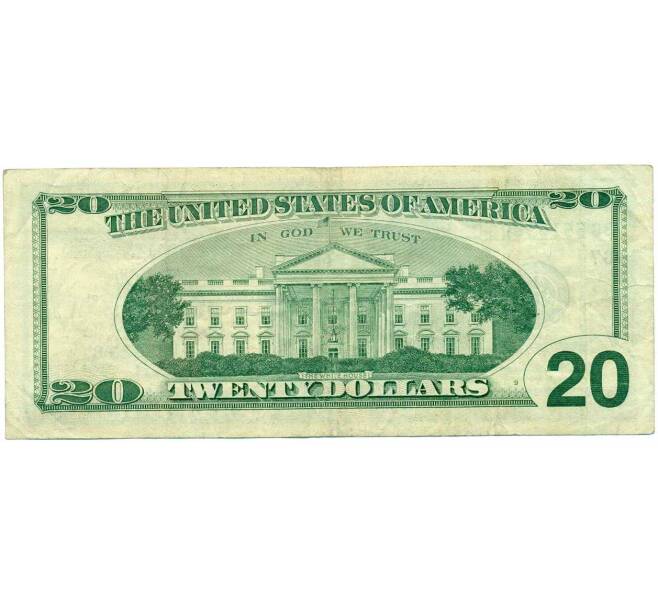 Банкнота 20 долларов 1999 года США (Артикул: K10-0348) — Фото №2