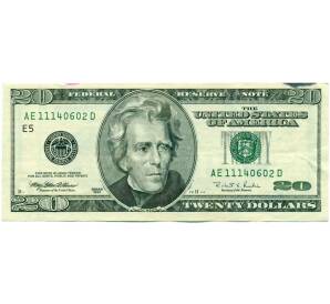 20 долларов 1996 года США — Фото №1