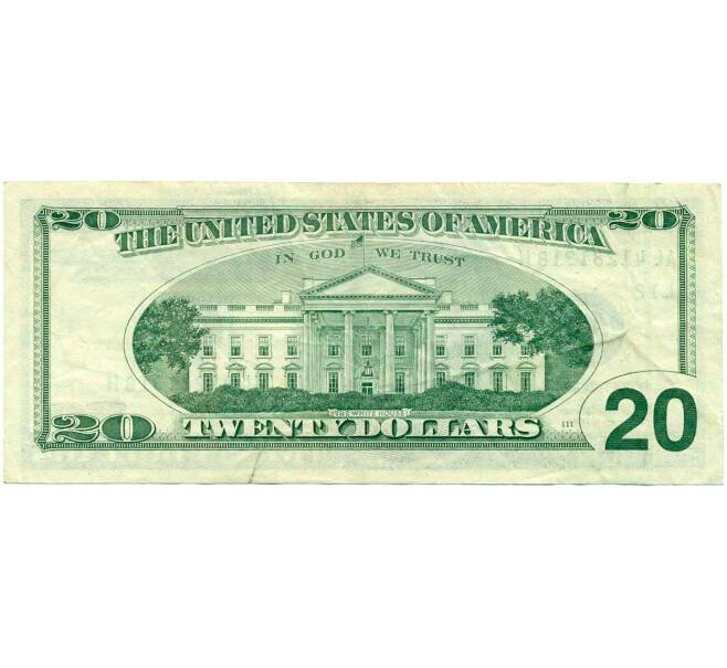 Банкнота 20 долларов 1996 года США (Артикул: K10-0375) — Фото №2