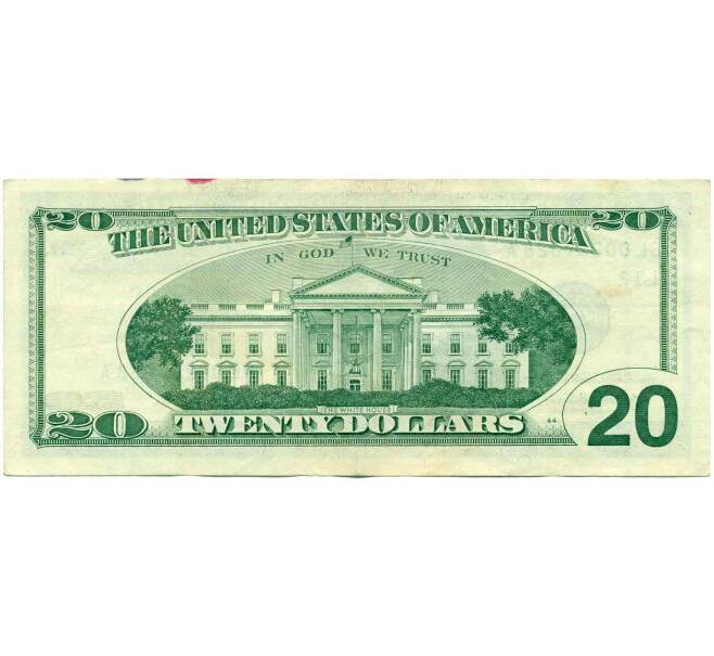 Банкнота 20 долларов 1999 года США (Артикул: K10-0380) — Фото №2