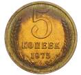 Монета 5 копеек 1975 года (Артикул: K10-0420) — Фото №1