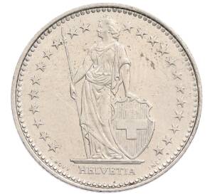 1 франк 1989 года Швейцария — Фото №2