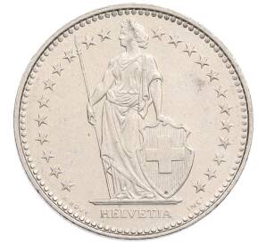 1 франк 1989 года Швейцария — Фото №2