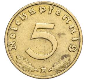 5 рейхспфеннигов 1937 года E Германия — Фото №2