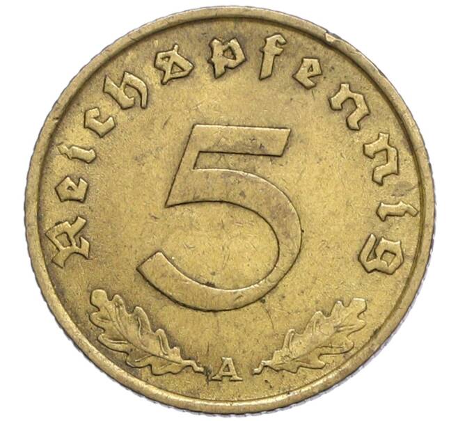 Монета 5 рейхспфеннигов 1937 года A Германия (Артикул: K10-0458) — Фото №2