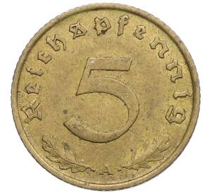 5 рейхспфеннигов 1938 года А Германия — Фото №2