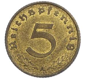 5 рейхспфеннигов 1938 года А Германия — Фото №2