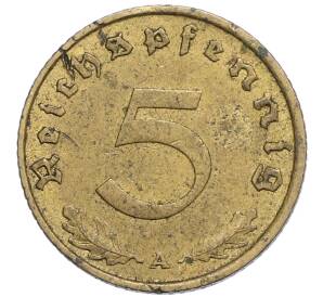 5 рейхспфеннигов 1938 года А Германия — Фото №2