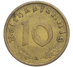 10 рейхспфеннигов 1937 года А Германия — Фото №2